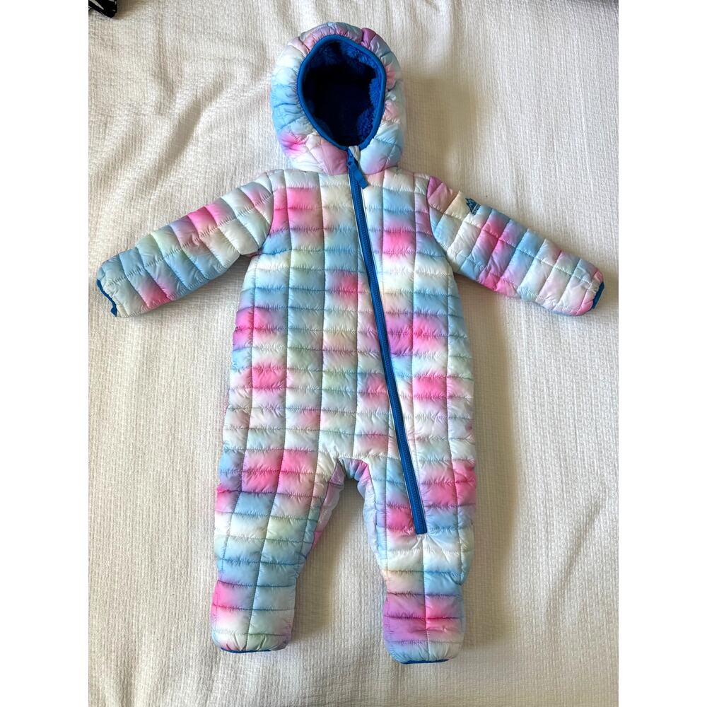 Snozu Baby Snowsuit 18M Pastel Plaid Tie Dye Puffer Bunting Fleece 18 Months